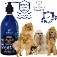 OLEJ DLA PSA HOLISTA SALMON OIL 500 ML SUPLEMENTY WITAMINY NATURALNE OLEJE
