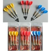 RZUTKI LOTKI PLASTIKOWE DART 3SZT BEZPIECZNE ŻÓŁTE BEST SPORTING