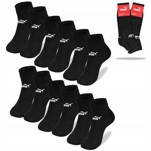 Puma Skarpety Męskie Zakostki Logo Bawełna 6 par Quarter C3 Rozmiar 43/46 na Arena.pl