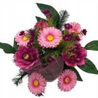 stroik na cmentarz GRÓB kompozycja WIĄZANKA pomnik