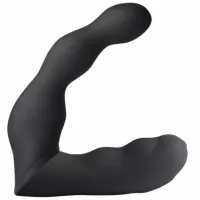 rocks-off adapt - czarny stymulator anatomiczny z podwojnym silnikiem