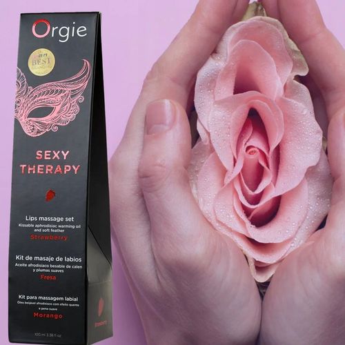 Olejek do masażu erotycznego ciała JADALNY truskawkowy ROZGRZEWAJĄCY 100 ml na Arena.pl