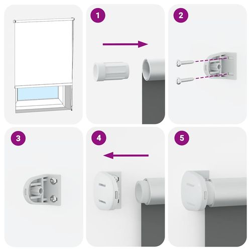 Roleta zaciemniająca 55x130 cm Szerokość tkaniny 50,7 cm na Arena.pl