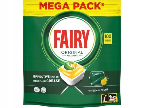 Kapsułki do zmywarek FAIRY Original All in One Cytryna - 100 szt. na Arena.pl