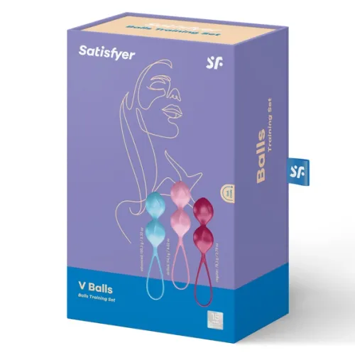 Kulki gejszy - Satisfyer V Balls Training Set na Arena.pl