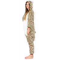 ZOLTA kombinezon/ onesie PIŻAMA KIGURUMI ONESIE LAMPART brązowy rozmiar L