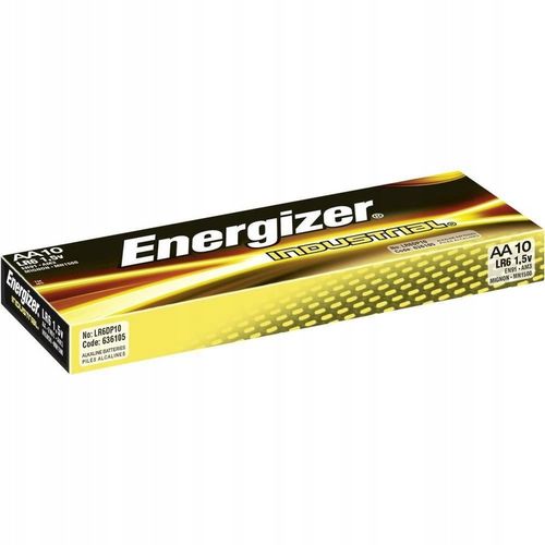 10 x baterie Industrial alkaliczne AA R6 Energizer na Arena.pl