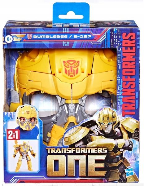 TRANSFORMERS ONE Maska Bumblebee B-127 2w1 transformująca w figurkę F9181 zdjęcie 7