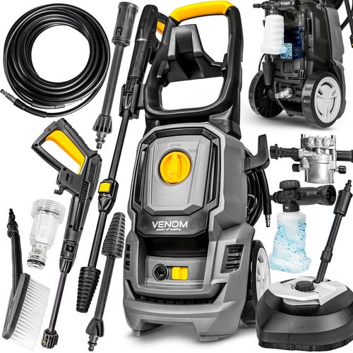 MYJKA CIŚNIENIOWA 2000W 230BAR ALUMINIOWA POMPA SZCZOTKA T-RACER WĄŻ na Arena.pl