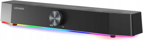 Głośnik przenośny komputerowy LEFANDI D528 czarny 10 W Oświetlenie RGB HIT! na Arena.pl