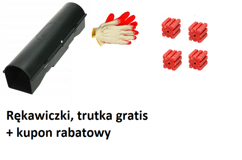 Karmnik stacja deratyzacyjna na szczury + trutka+ kupon rabatowy zdjęcie 1
