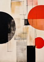 Plakat 67,5x95cm Abstrakcyjna Symetria