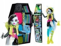 LALKA MONSTER HIGH STRASZYSEKRETY Frankie Stein seria 3 neonowa