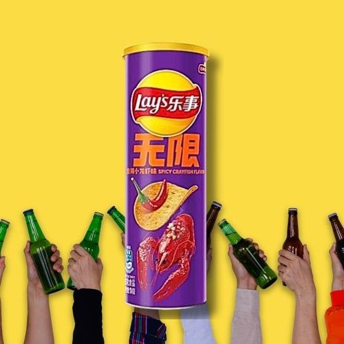 Lay’s Stax Spicy Crayfish chińskie chipsy o smaku rakowym 90g na Arena.pl