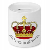 Skarbonka Dla Wujka Jego Wysokość Wujek Prezent Z Nadrukiem Ze Zdjęciem