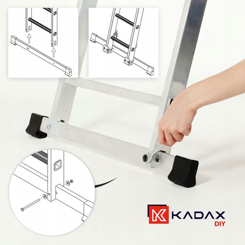 KADAX Drabina wielofunkcyjna 7-stopni 3x7 BASIC na Arena.pl