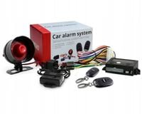 Uniwersalny alarm autoalarm Samochodowy CA14 z pilotami AMIO-01678