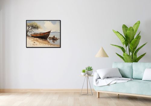 Plakat 76x60,5cm Spokój Przybrzeża na Arena.pl