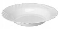 TALERZ OBIADOWY GŁĘBOKI DO ZUPY BIAŁY 23cm 1szt