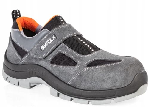 BUTY ROBOCZE PÓŁBUTY LEKKIE PODNOSKIEM BLACHĄ BHP Swolx X12 R. 43+ WKŁADKA na Arena.pl