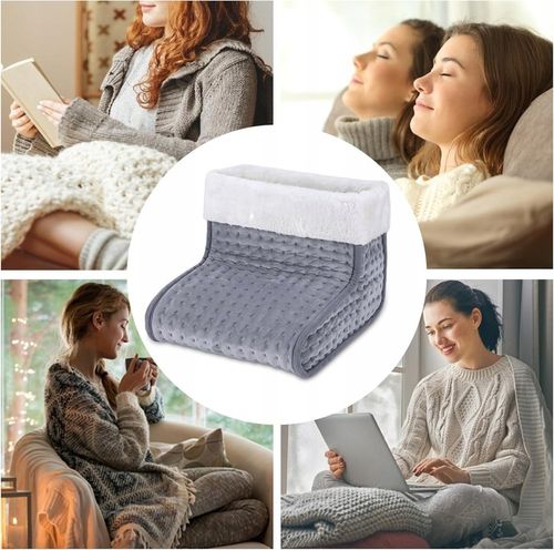 But Elektryczny Grzejący Ogrzewacz Do Stóp Ocieplacz Polarowy + Pilot Led na Arena.pl