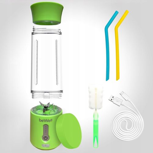 BLENDER KIELICHOWY DO SMOOTHIE I KOKTAJLI RECZNY beWell 500ml BEZPRZEWODOWY na Arena.pl