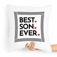 Poduszka Prezent Dla Syna Best Son Ever Z Nadrukiem Ze Zdjęciem