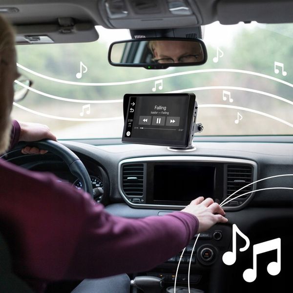RADIO SAMOCHODOWE 7 CALI ANDROID APPLE CARPLAY KAMERA COFANIA zdjęcie 8