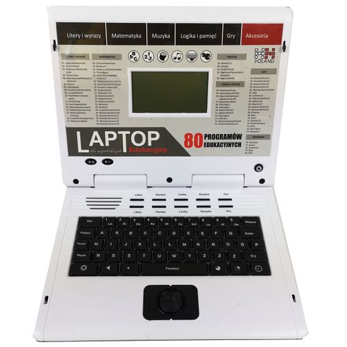 Laptop Edukacyjny dla dzieci 80 programów na Arena.pl