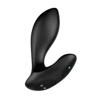 nexus duo plug small czarny - wibrująca zdalna maszyna intymna silikonowa