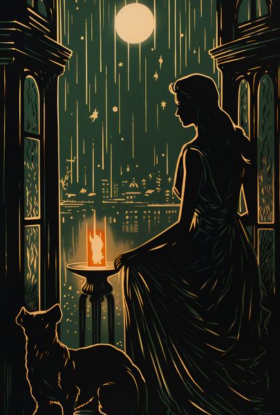 Plakat 67,5x100cm Nocne Szeptanie zdjęcie 1