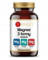 Magnez 3 formy Yango 90 kaps Pamięć Układ Nerwowy