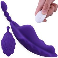 Wibrator Do Majtek, Masażer Na Pilota Pod Ubranie Fioletowy