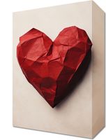 Obraz 20x30cm Kreślone Serce