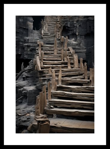 Plakat 20x30cm Schody do Nieznanego na Arena.pl