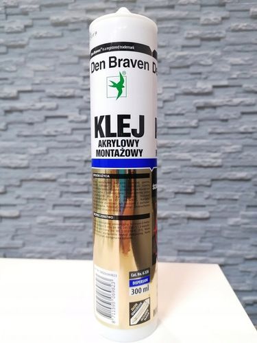 Klej Montażowy Montagefix-MX DEN BRAVEN Biały do kasetonów paneli ściennych na Arena.pl