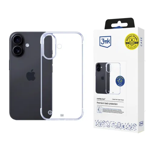 Etui 3mk Just20g Clear Case na Apple iPhone 16 Plus - przezroczyste na Arena.pl