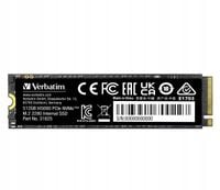 Dysk SSD Verbatim 512GB M.2 PCIe Gen4 NVMe Vi5000
