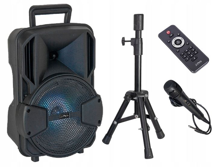 KOLUMNA PRZENOŚNA 300 W BLUETOOTH STATYW KARAOKE zdjęcie 6