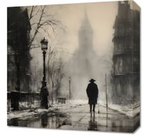 Obraz 50x50cm Mgła nad Londynem