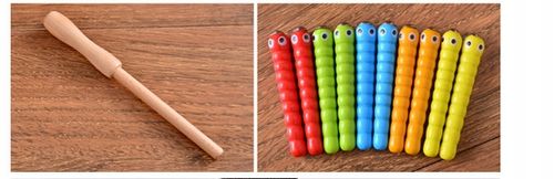 Złap Robaczka Gra Zręcznościowa Magnetyczna Drewniane Jabłko Montessori na Arena.pl