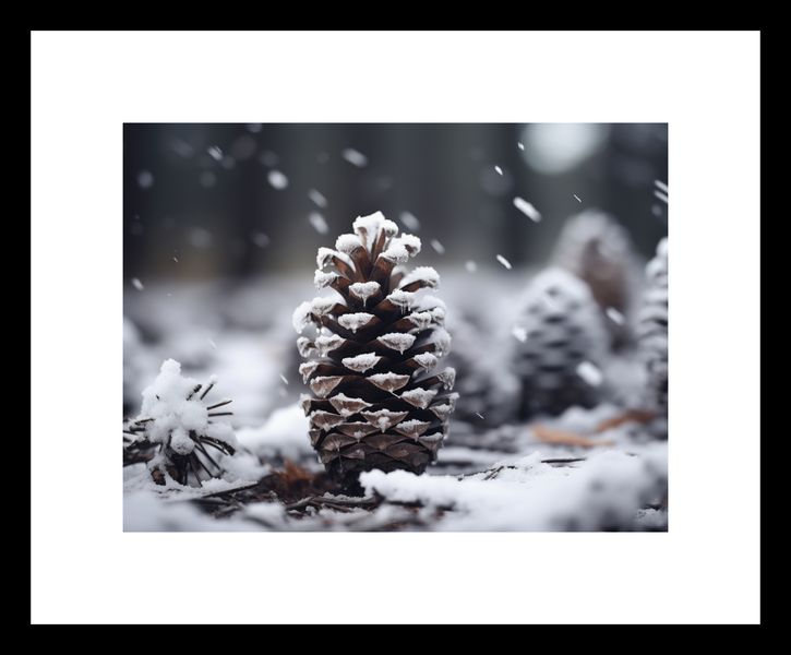 Plakat 20x15cm Zimowy Spokój zdjęcie 3