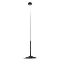 Minimalistyczna LAMPA wisząca HANA P0456 Maxlight metalowy zwis LED 6W 3000K talerz czarny