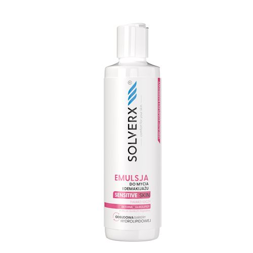 SOLVERX Sensitive Skin Emulsja do mycia i demakijażu twarzy i oczu 200 ml na Arena.pl