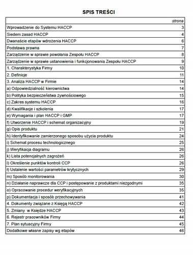 System HACCP - gastronomia na Arena.pl
