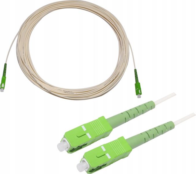 Patchcord światłowodowy kabel SC/APC-SC/APC sx 15m zdjęcie 1
