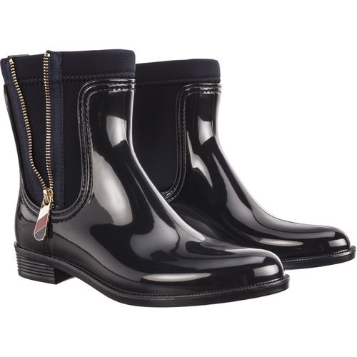 Tommy Hilfiger MATERIAL MIX RAIN BOOTS 403 MIDNIGHT Rozmiar - 41 na Arena.pl