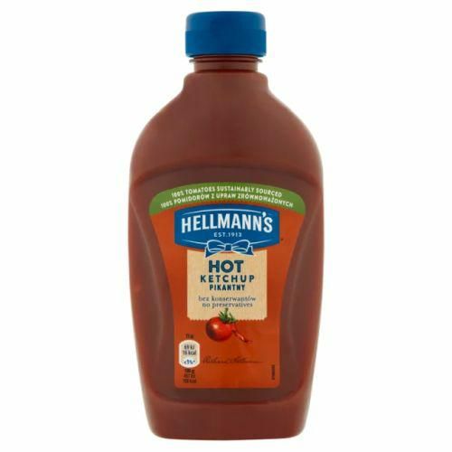 HELLMANS 450G KETCHUP PIKANTNY HOT zdjęcie 1