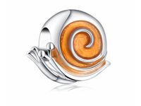 Rodowany srebrny charms do pandora ślimak snail srebro 925 NEW51