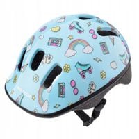 KASK ROWEROWY REGULOWANY DZIECIĘCY DLA DZIECI METEOR KS06 S 48-52 RAINBOW